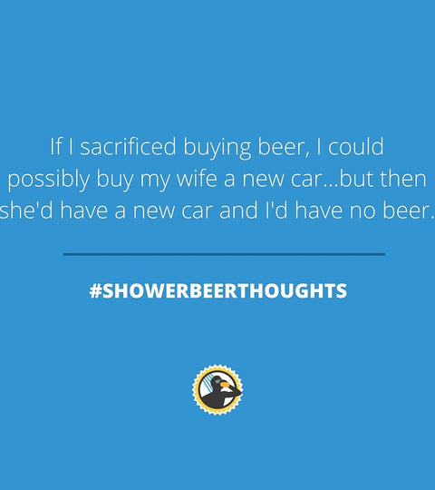 If I Sacrificed Buying Beer...
